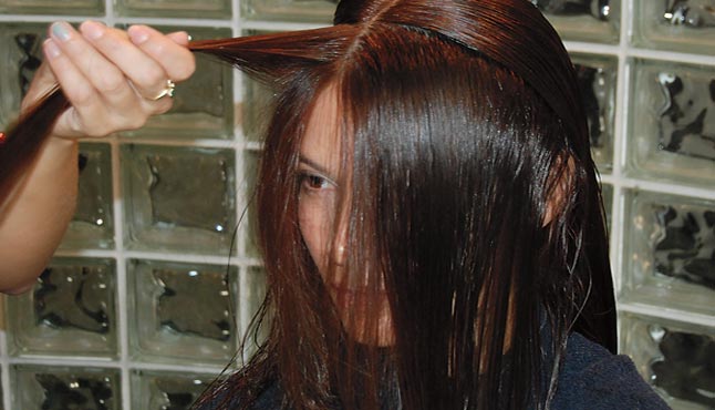 Argan Hair Color Photo Shoot