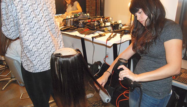 Argan Hair Color Photo Shoot