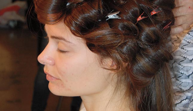 Argan Hair Color Photo Shoot