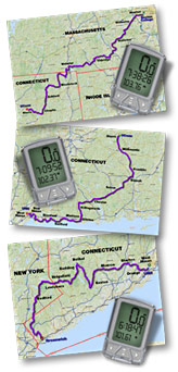 Route Maps and Cycle Meters of ALS-TDI Tour